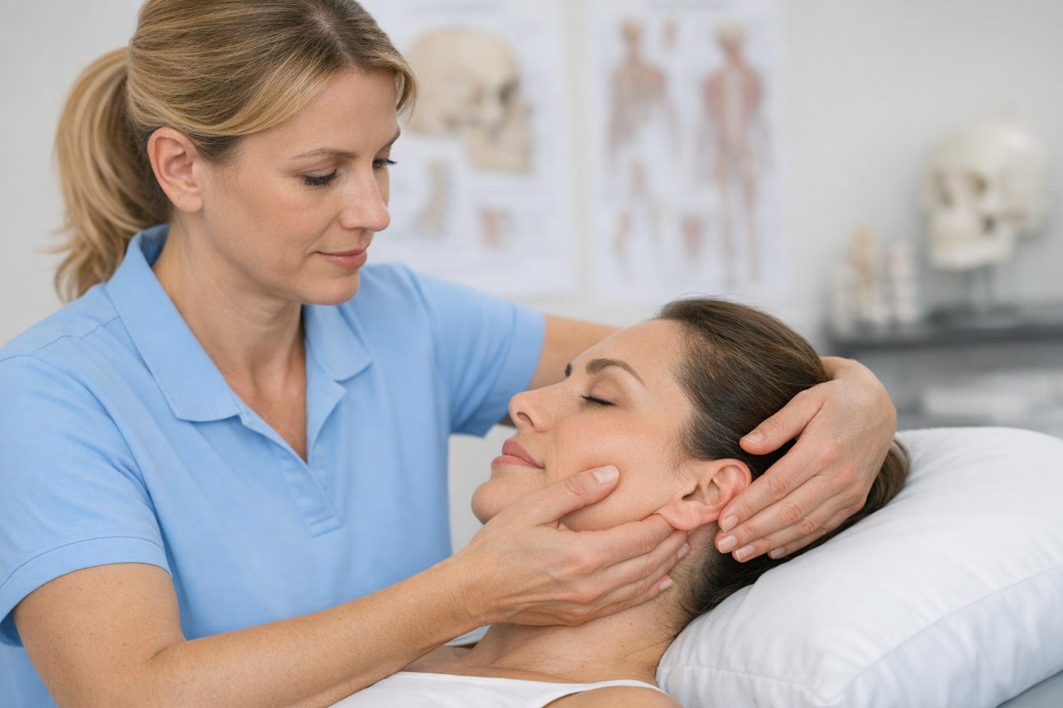 Terapia manualna stawu skroniowo‑żuchwowego w praktyce klinicznej, terapeutyczne techniki palpacyjne